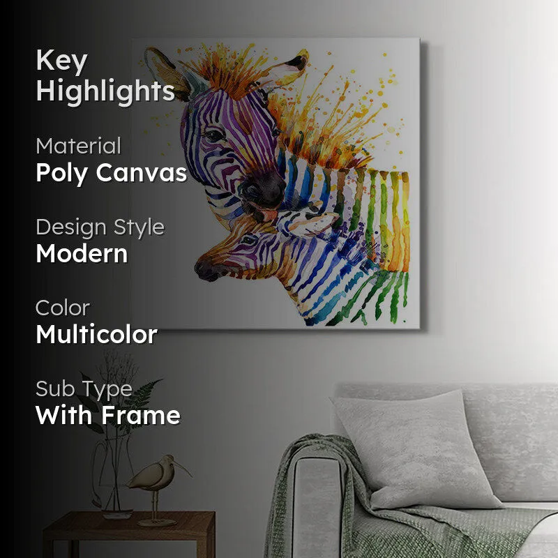 Wildlife Zebra Wall Painting media 2