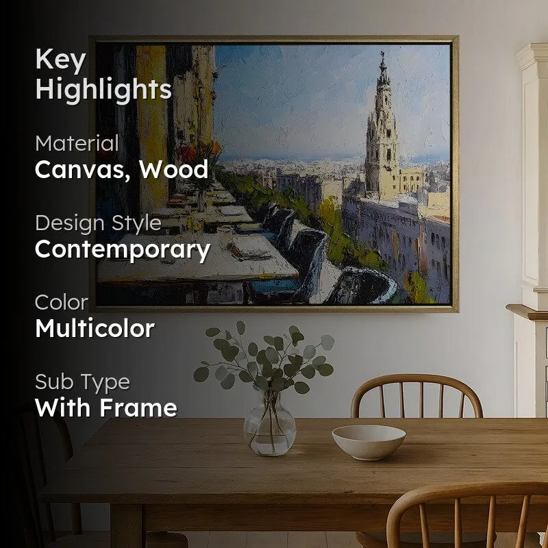 Aperture Canvas Wall Painting With Frame media 2