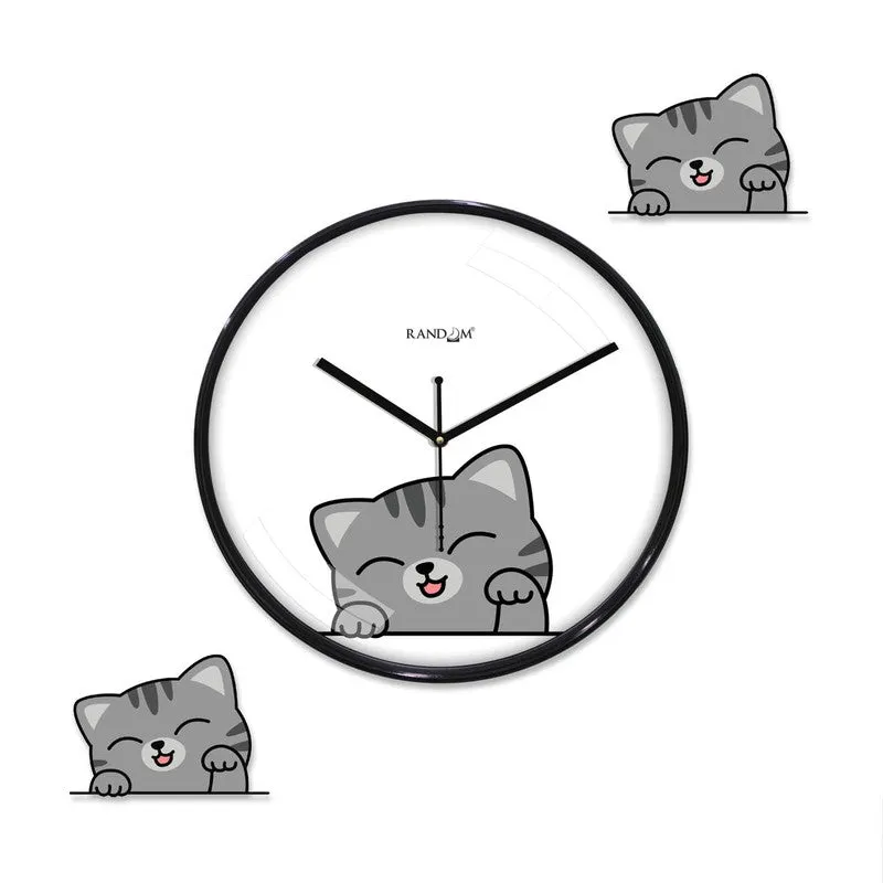 Luna Paws Wall Clock media 3