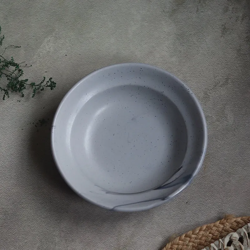 Imogen Ceramic Pasta Plate - Grey media 3
