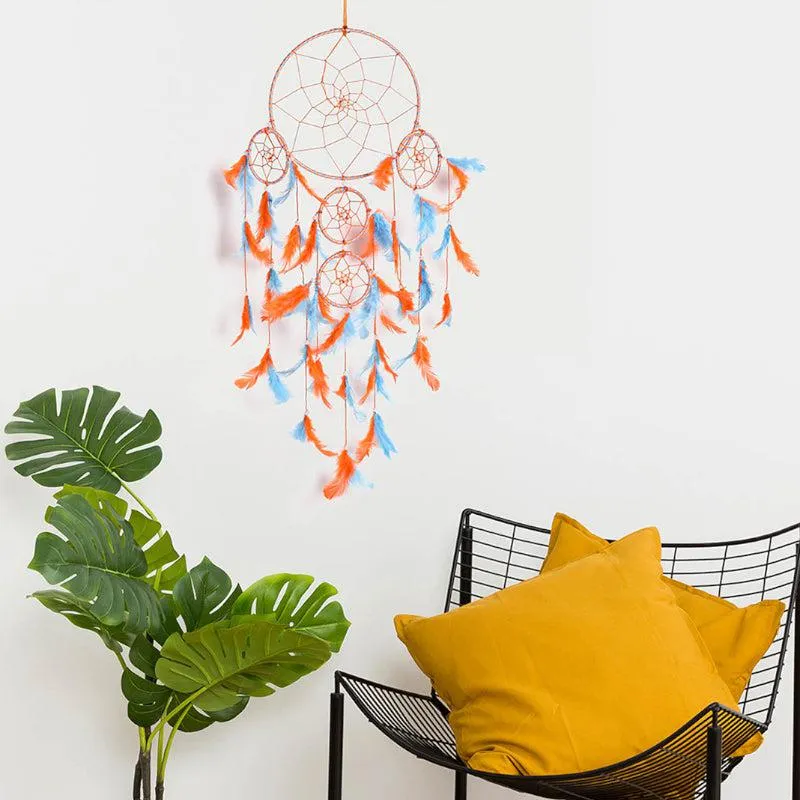 Zen Energy Dreamcatcher - Orange & Light Blue media 1
