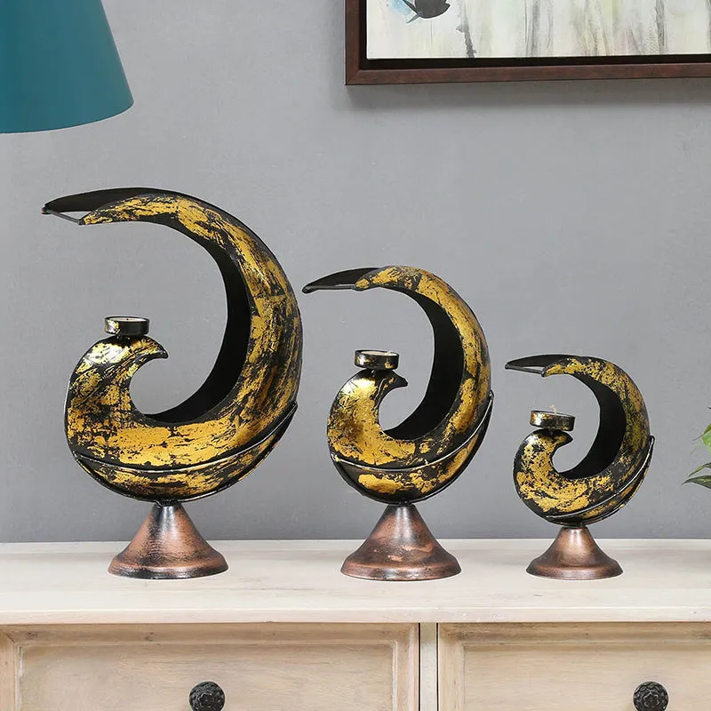 Mayura Arc Tea Light Holder - Set Of Three media 1