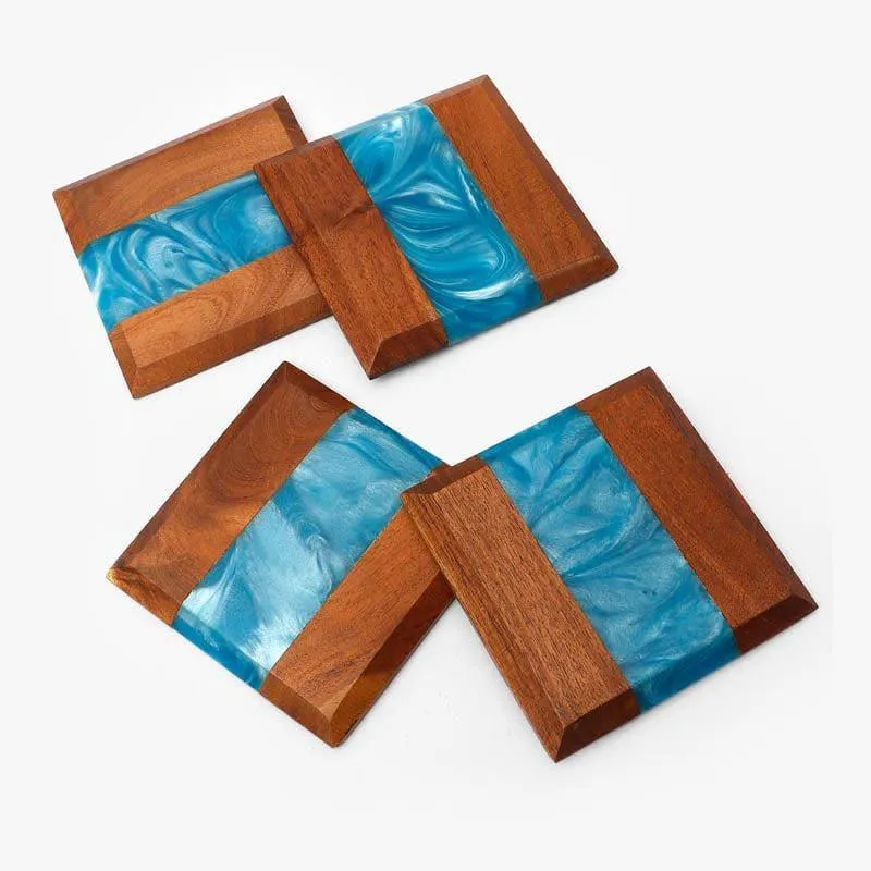 Wavy Warmth Coaster - Set Of Four media 4