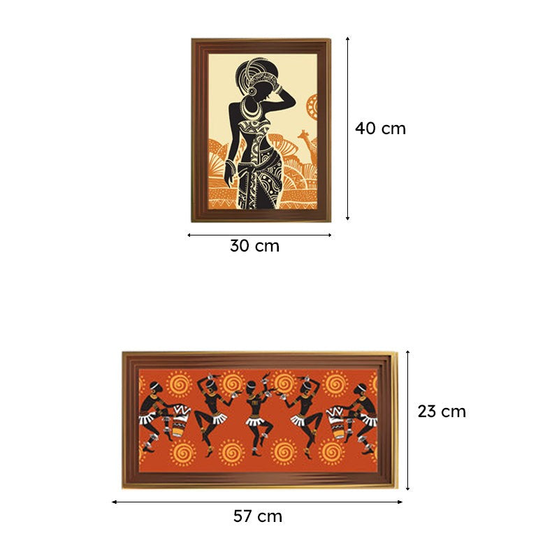 Tribal Trysta Wall Art - Set of Four media 8