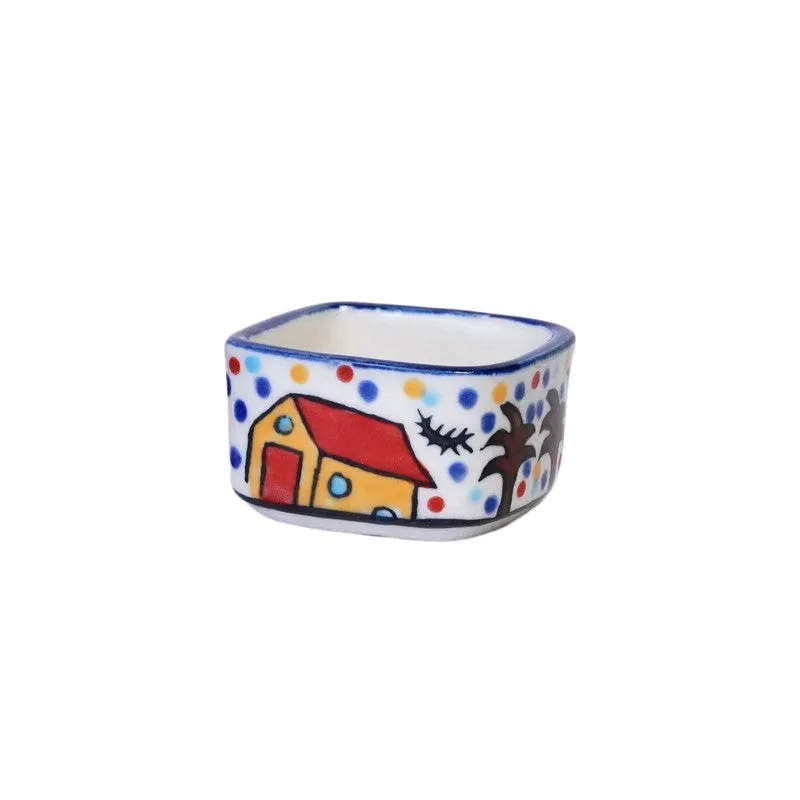 Culinova Ceramic Dip Bowls (Multicolor ,35 mL Each) - Set Of Six media 3