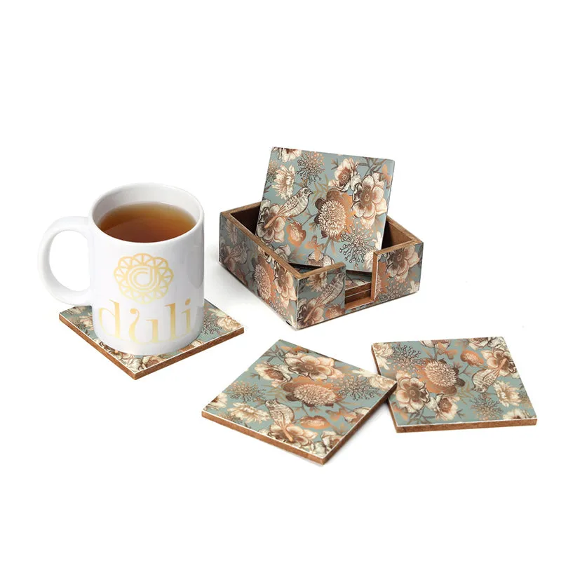 Golden Fleur Coaster - Seven Piece Set media 6