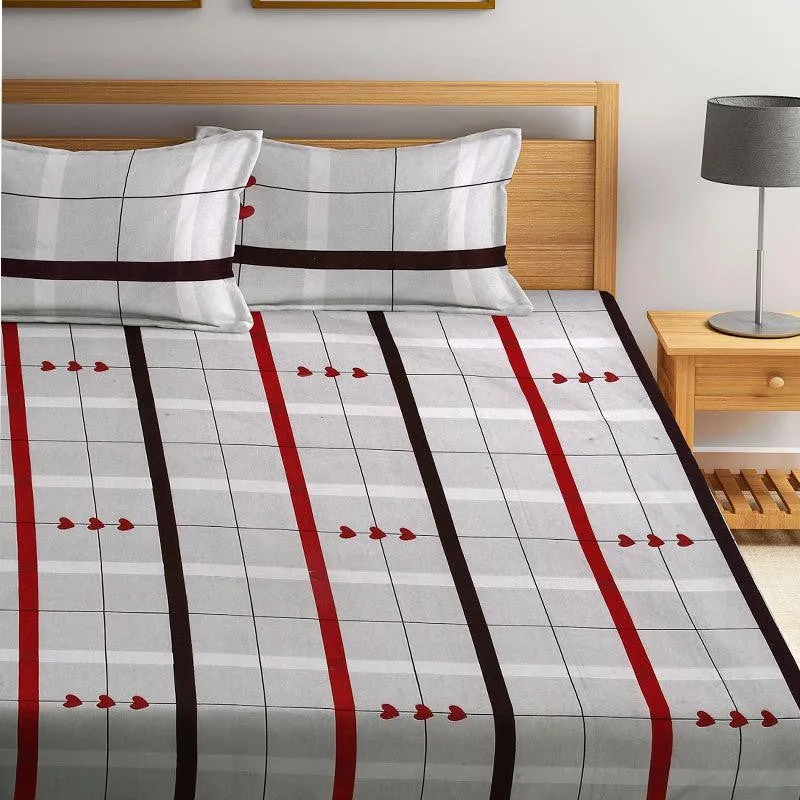 Benito Stripes Bedsheet - 150 GSM media 1