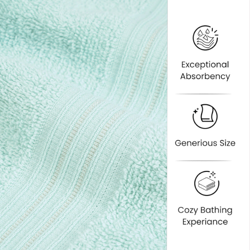 Micro Cotton LuxeDry Solid Bath Towel - Sea Blue image 7