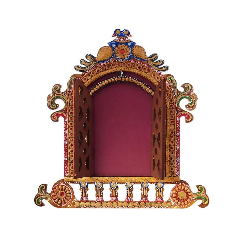 Jharokha Decorative Wooden Wall Accent media 3