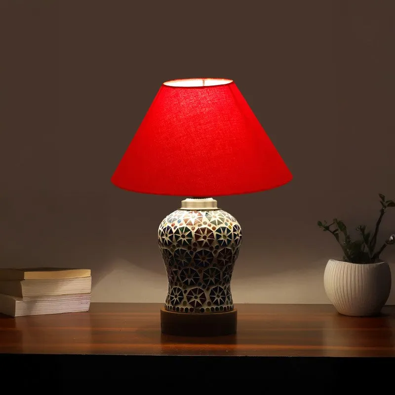 Zenexa Wooden Table Lamp - Multicolor media 1