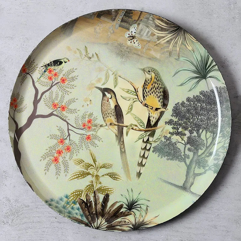 India Circus Victorian Aviary Iron Wall Plate - Set Of Five media 3