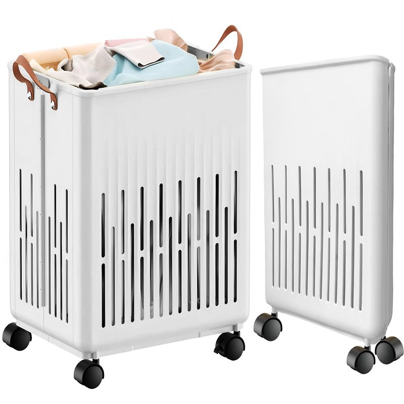 Rioware Roll & Sort Laundry Basket - White media 4