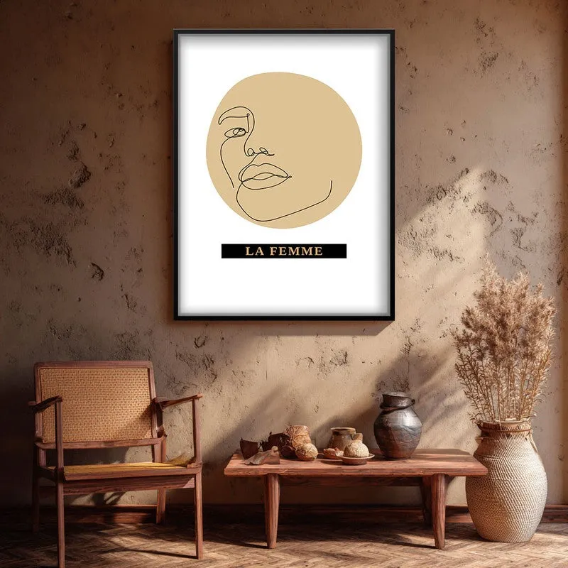 Ethereal Woman Canvas Wall Painting With Black Frame media 3