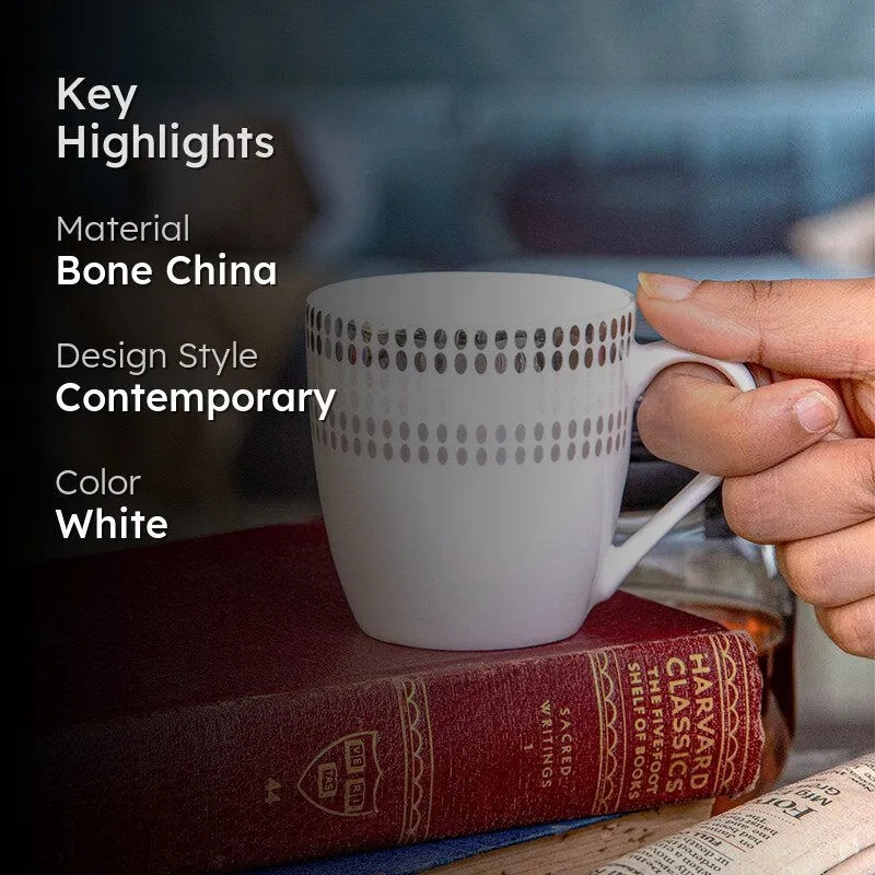 Sonaki Shriv Ethnic Bone China Tea Cup (180 mL Each) - Set Of Six media 2