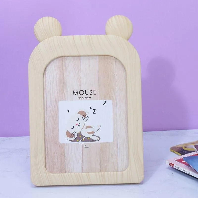 Teddy Play Photo Frame - Beige media 1