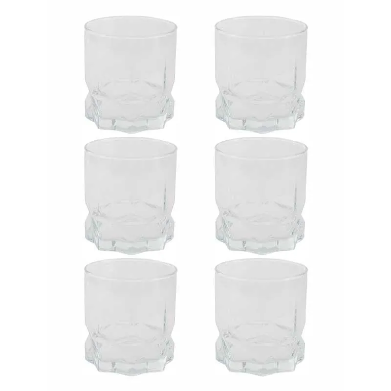 Pasabahce Crock Old Fashioned Glasses (325 ML) - Set Of Six media 3