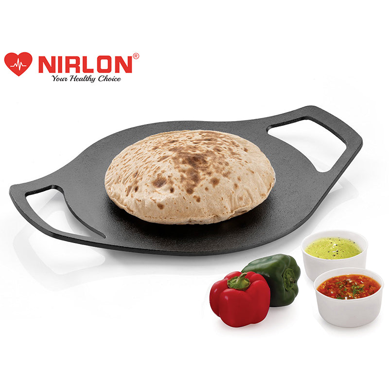 Nirlon Cast Iron Roti Tawa - 9 Inches media 3