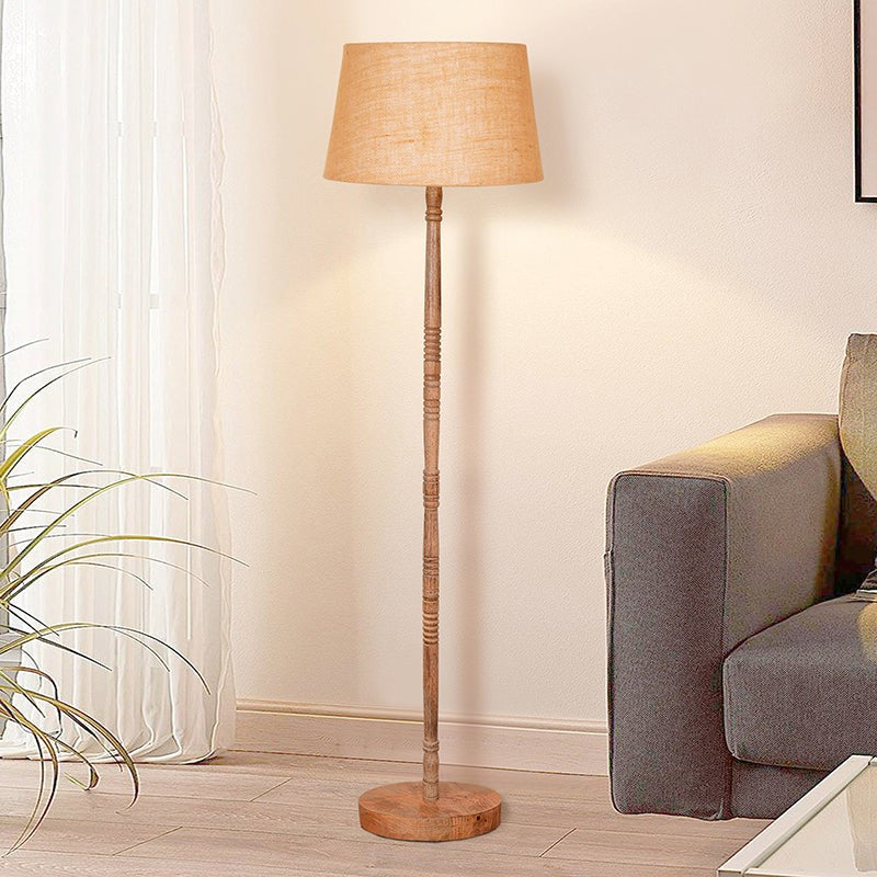 Elfin Neo Wooden Floor Lamp - Brown media 3