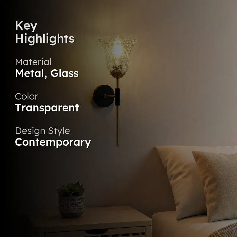 Warm Crystal Glass Wall Lamp media 2