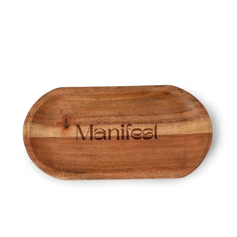 Manifest Wooden Platter media 3