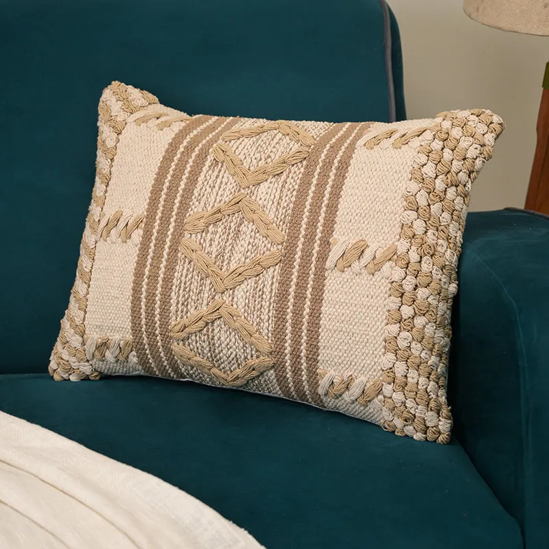 Dune Weave Cotton Cushion Cover media 9