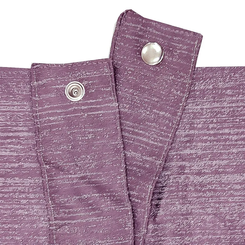 Artemisia Jacquard Blackout Curtain (Purple) - Set Of Two media 3