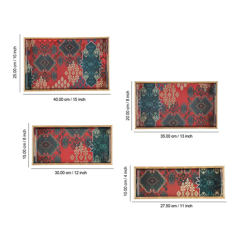 India Circus Afiya Serving Tray media 6