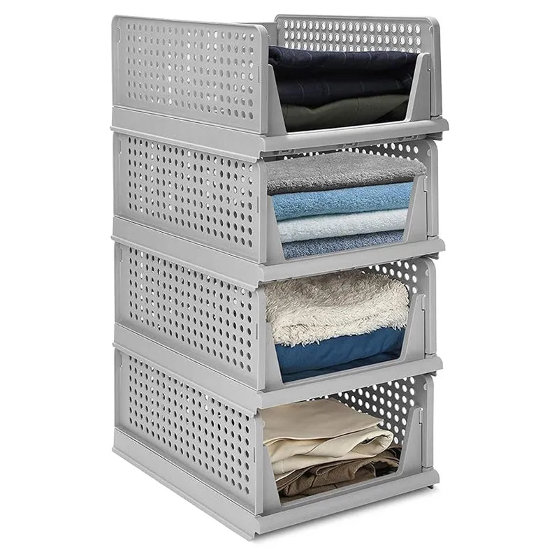 Closette Four Tier Cloth Organiser -Set of Four media 4