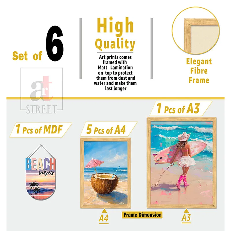 Beach Life Wall Art - Set Of Seven media 4
