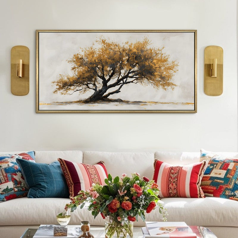 Rustic TreeFlow Canvas Wall Art