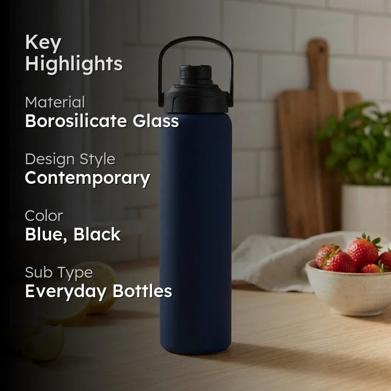 Rioware Aqualoom Water Bottle (Blue & Black) - 1000 mL media 2