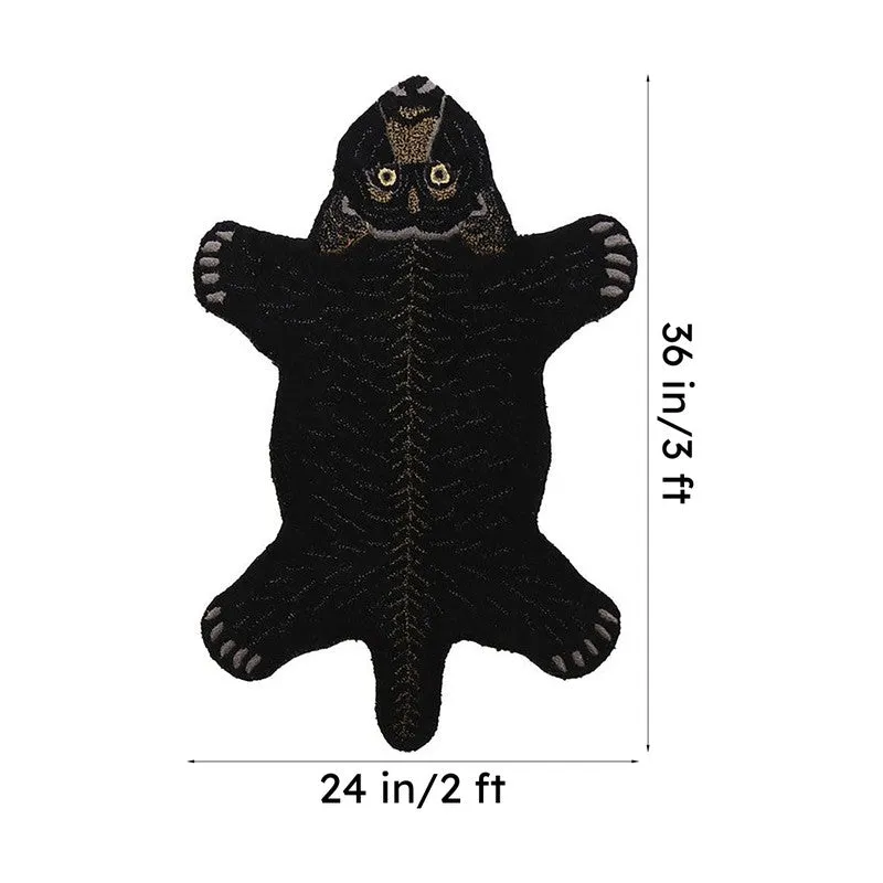 Jungle Cub Cotton Carpet - Black media 7