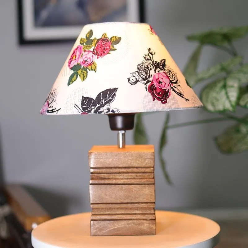 Yasmine Cube Fabric Table Lamp - Multicolor media 3
