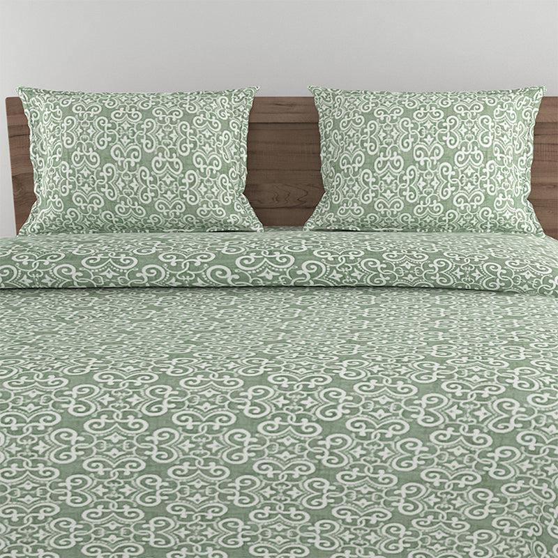Swayam Daksha Ethnic Bedding Set - Green media 3