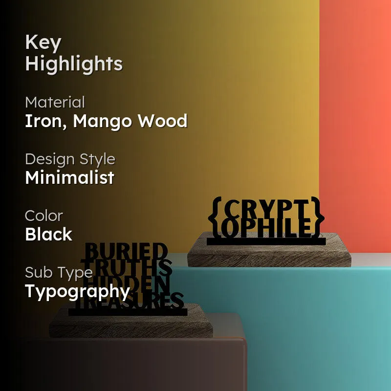 Cryptophile Showpiece - Set Of Two media 2