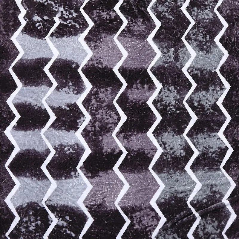 Monte Carlo Midnight Mosaic Blanket (Brown)- 600 GSM media 7