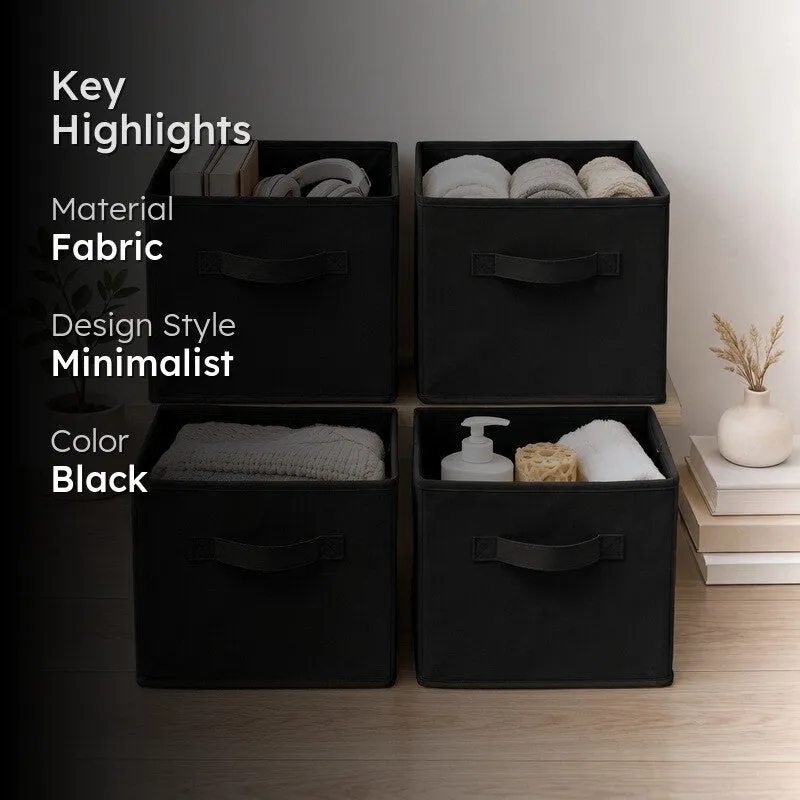 Laxis ShelfSync Fabric Cloth Organizers - Set Of Four media 2