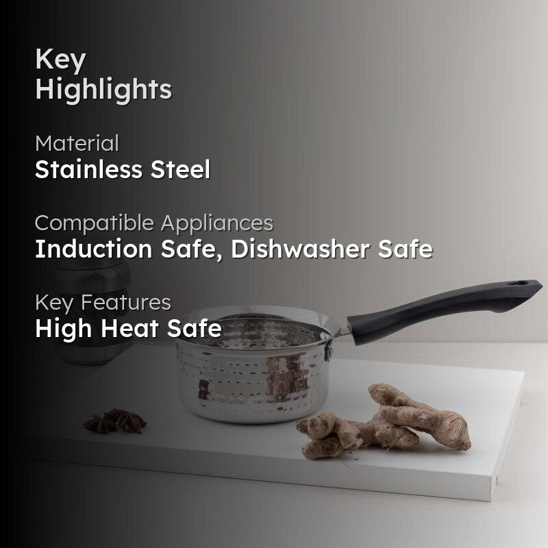 Serendipity Hammered Saucepan - 600 ML / 5 Inches media 2