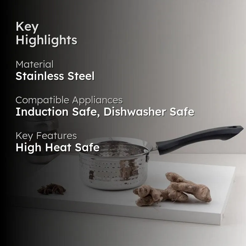 Serendipity Hammered Saucepan - 600 ML / 5 Inches media 2