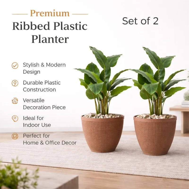 BloomBin Planters (Brown) - Set Of Two media 6