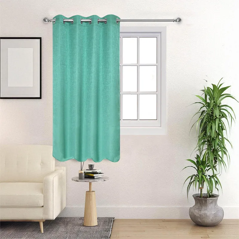 Saral Home Auriel Room Darkening Curtain - Teal media 3