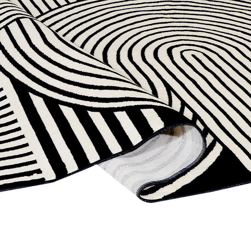 Icaria Anti Skid Nylon Dhurries - Black media 4