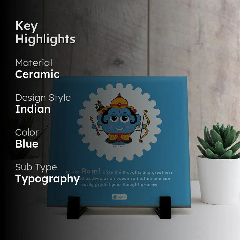 Whimsy Cute Shri Ram Motivational Showpiece media 2
