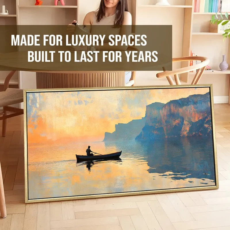 Dawnreach Canvas Wall Painting With Frame media 5