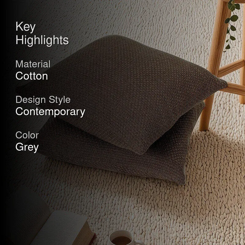 Lunara Haven Cushion Cover (Grey) - Set Of Two media 2