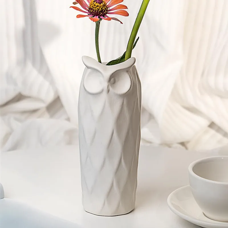 Owelette Ceramic Vase - Set Of Two media 4