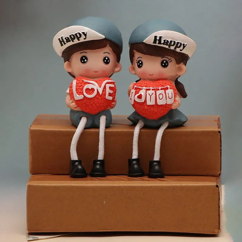 Joy Of Love Resin Showpiece media 1