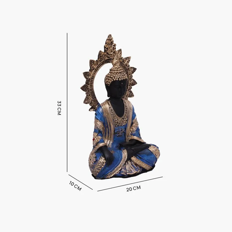 Divine Stillness Buddha Idol - Blue media 7