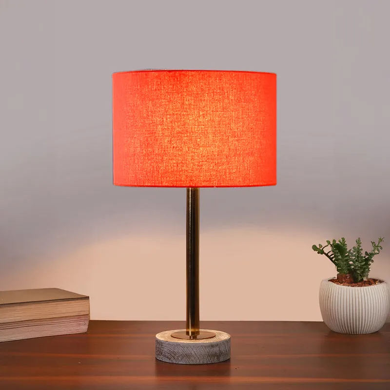Cotin I Rodin Wooden Table Lamp - Orange,Gold,White media 2