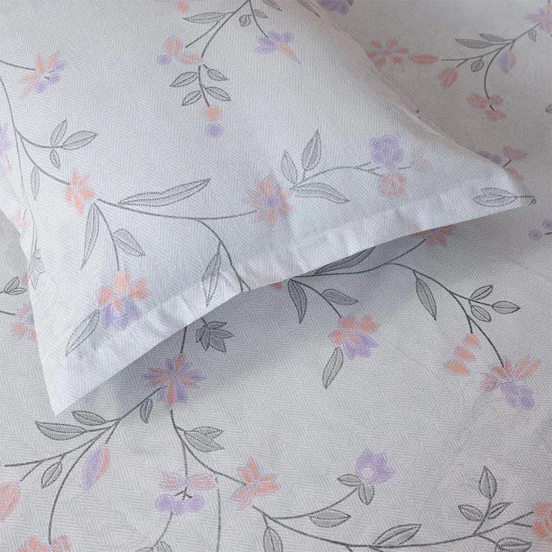 Aaavar Printed Reversible Cotton Bedsheet (Blue,White) - 170 TC media 5